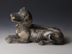 Chinese Kangxi Glazed Dog Figurine
