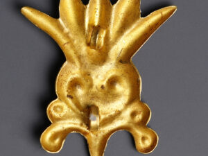 Scythian Gold Lotus Flower Appliqué