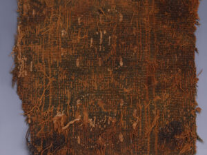 Coptic Decorative Strip with Cross and Flower