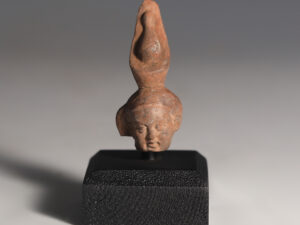 romano-egyptian terracotta head of harpocrates