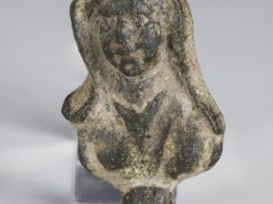 Lead Veiled Female Bust
