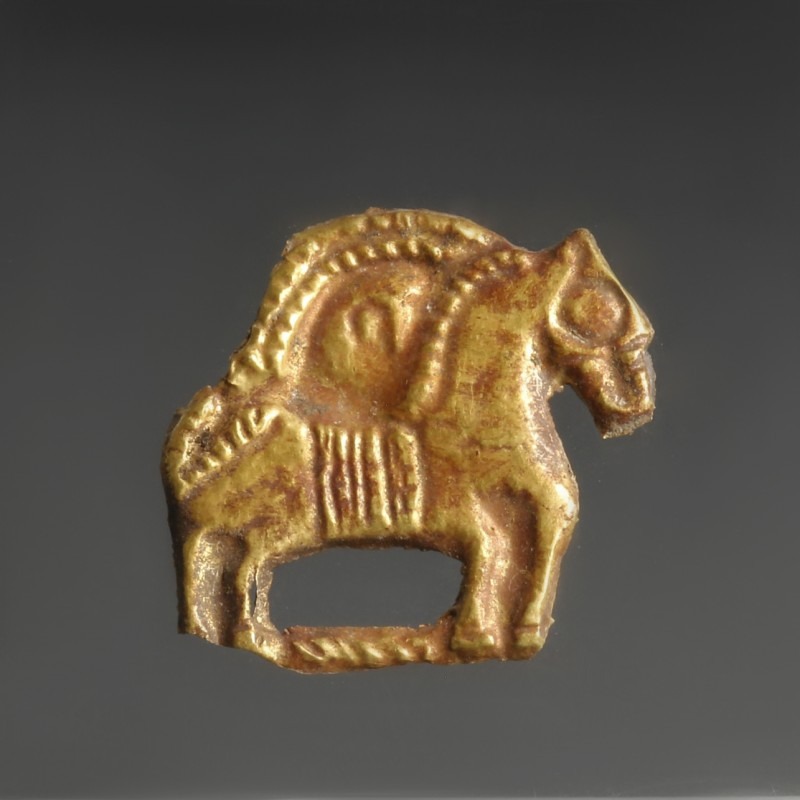 Western Asiatic Scythian Gold Horse Appliqué-1