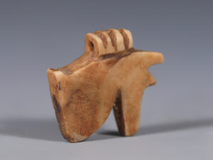 ancient egyptian orange hardstone wedjat amulet 2