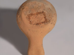 ancient greek hellenistic terracotta oil lamp