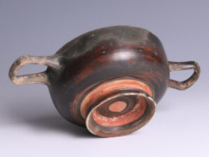 ancient greek terracotta kylix. 3