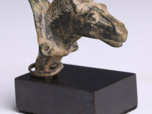 Roman Bronze Horse Handle