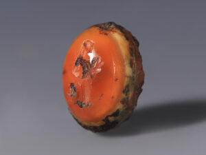ancient roman carnelian intaglio of minerva 
