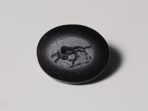 ancient roman sard intaglio of leaping animals 5