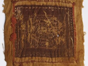 brown and coarse coptic square panel 2