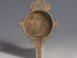 byzantine bronze oil lamp filler