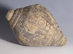byzantine hand grenade with geometric design