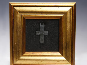 byzantine part reliquary cross with mary orans a