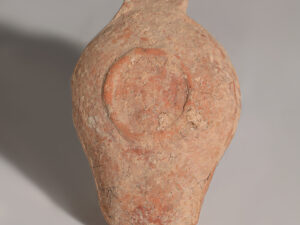 byzantine terracotta oil lamp cross dots