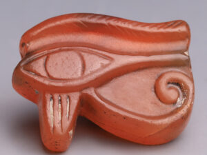 Ancient Egyptian Carnelian Wedjat Amulet