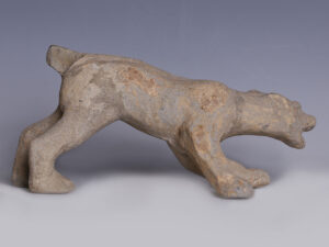 chinese grey pottery prowling dog