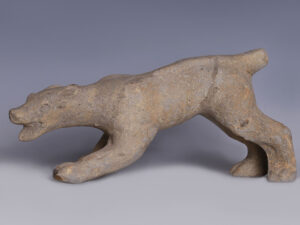 chinese grey pottery prowling dog
