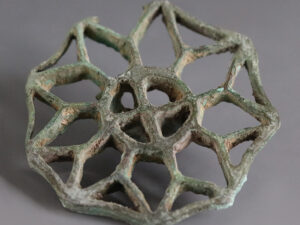 compartmented stamp seal floral motif