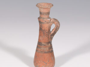 cypriot piriform black-on-red ware alabastron
