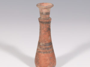 cypriot piriform black-on-red ware alabastron