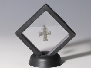 early byzantine bronze cross pendant