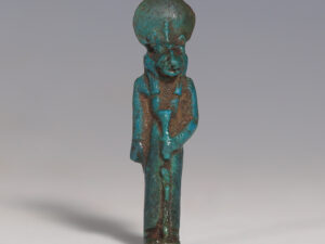 egyptian blue faience amulet of sekhmet 5