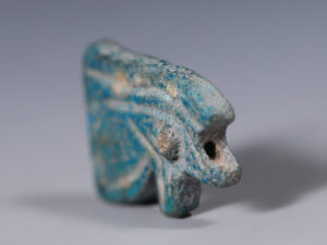 egyptian blue faience wedjat amulet 7