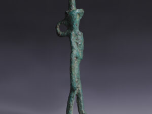 egyptian bronze amulet of nefertem