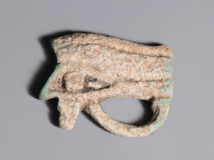 egyptian faience wedjat amulet 4