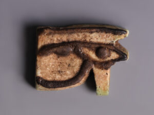 egyptian faience wedjat eye amulet