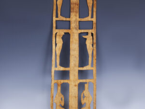 egyptian gilded funerary mount