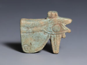 egyptian turquoise faience wedjat amulet 4