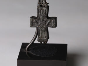 byzantine bronze enkolpion cross