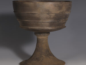 etruscan bucchero ware chalice