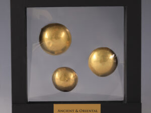 framed viking gold domes appliqués