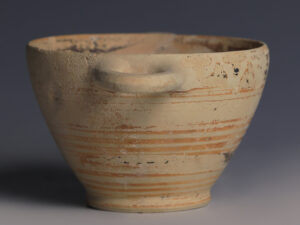 greek corinthian terracotta skyphos 2