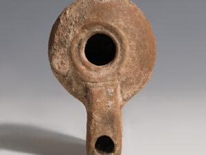 greek hellenistic terracotta oil lamp