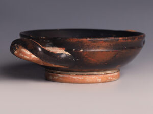 greek stemless terracotta kylix 2