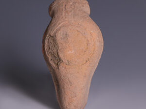 holy land terracotta oil lamp with cross handle 2.