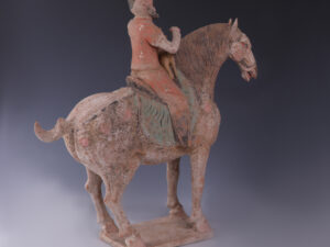 chinese tang dynasty horse and rider