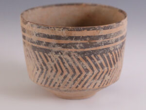 indus valley terracotta bowl arrow design