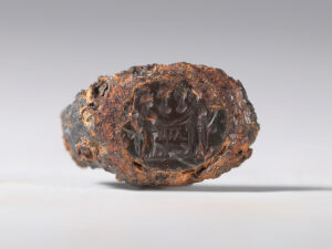 roman iron ring bezel with intaglio