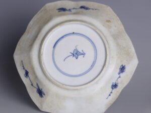 kangxi blue white export are saucer 2