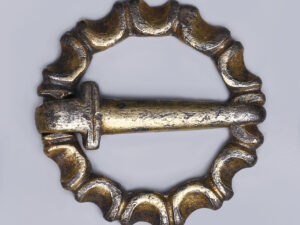 late medieval silver annular brooch