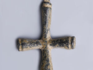 late roman byzantine bronze simple cross