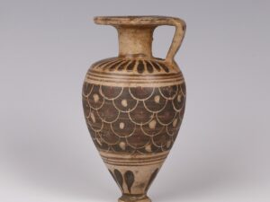 miniature corinthian aryballos scales