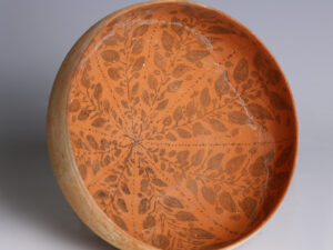 nabatean decorated egg shell bowl
