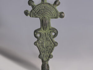 ostrogothic bronze radiate headed brooch