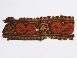 polychromatic flower scroll coptic strip 1