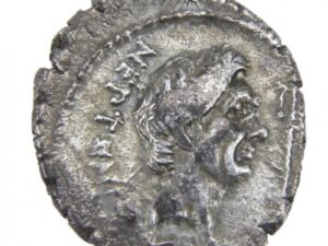 Pompey the Great AR Denarius, Sicily, BC 46-45
