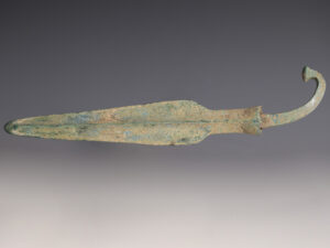 luristan bronze rat-tail spearhead blade